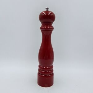 Peugeot Paris U'Select Passion Red Wood Pepper Mill 12 Inch Adjustable Grinder